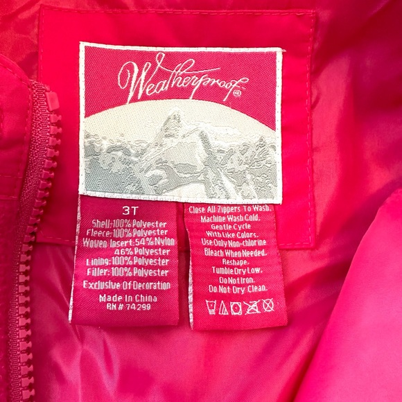 Girls weatherproof snow bibs - Picture 4 of 9